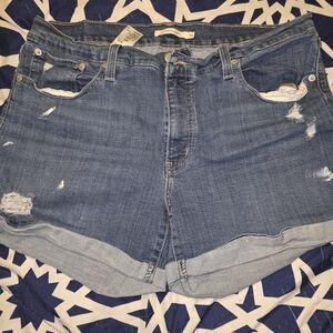 Levi's Blue Jean Shorts for Women